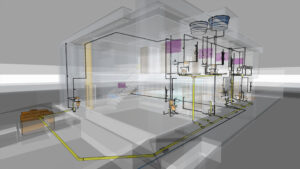 Projeto Hidro-Sanitário em 3D