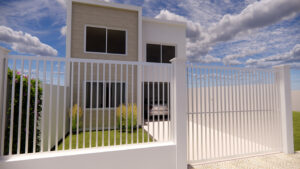Fachada do Sobrado para reforma de 140m²