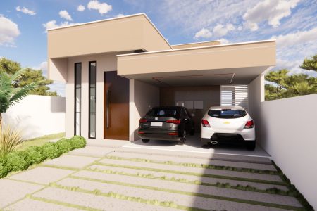 Projeto Residencial 126m² Alto Padrão em Condomínio no Estado de são Paulo - Desenvolvido pela Antoni Engenharia