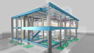 Projeto Estrutural em 3D - Sobrado Alto Padrão