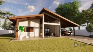 Casa de Campo 100m2 - Antoni Engenharia