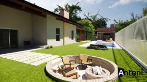 Residencia Alto Padrão - Casa de Campo - Área da PIscina, Varandas e Churrasqueira