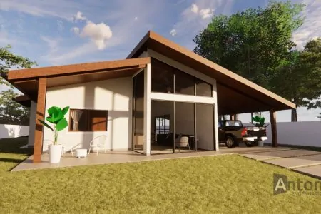 Casa de Campo 100m2 - Antoni Engenharia