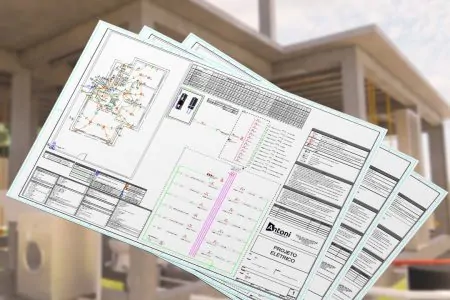 Projeto Elétrico Residencial Baixa Tensão 90m² 30kVA