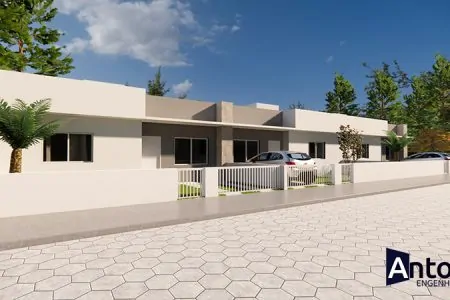 Projeto de casas geminadas em Mafra SC para investimento imobiliário